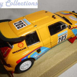 PEUGEOT 205 TURBO 16 N°205 DU RALLYE PARIS-DAKAR 1987 1/43ème