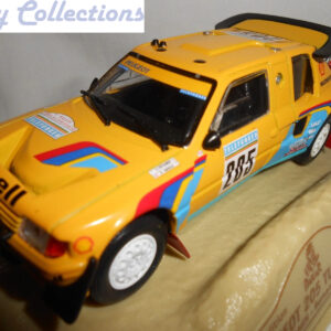 PEUGEOT 205 TURBO 16 N°205 DU RALLYE PARIS-DAKAR 1987 1/43ème