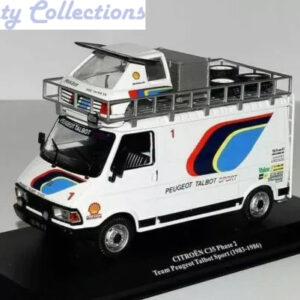 CITROËN C35 PHASE 2 ASSISTANCE TEAM PEUGEOT TALBOT SPORT DE  (1983 – 1986) 1/43ème