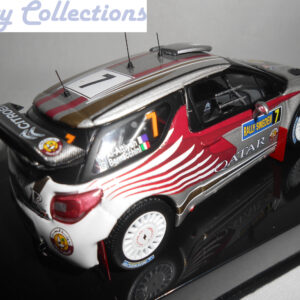 CITROEN DS3 WRC N°7 DU RALLYE DE SUEDE 2012 1/43ème