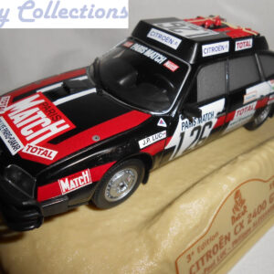 CITROËN CX 2400 GTI N°126 DU RALLYE PARIS-DAKAR 1981 1/43ème