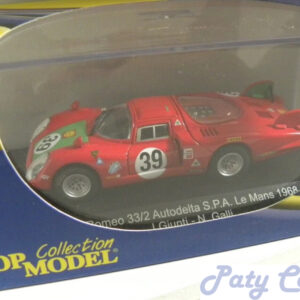 ALFA ROMEO 33/2 AUTODELTA S.P.A. N°39  DES 24 HEURES DU MANS 1968  1/43ème