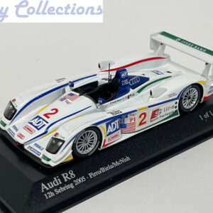 AUDI R8 N°2 DES 12 HEURES DE SEBRING 2005  1/43ème