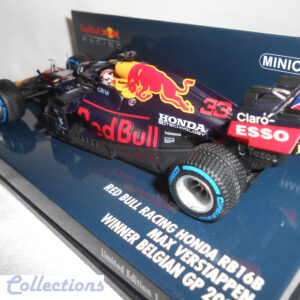 RED BULL RACING HONDA RB16B N°33 WINNER DU GRAND PRIX DE BELGIQUE  DE 2021 1/43ème