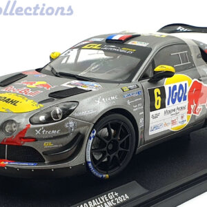 ALPINE A110 RALLYE GT+ N°6 DU RALLYE DU MONT BLANC 2024 1/18ème