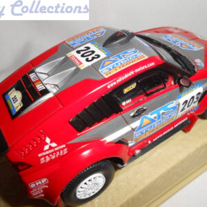 MITSUBISHI PAJERO EVOLUTION N°203 DU RALLYE PARIS-DAKAR 2004 1/43ème