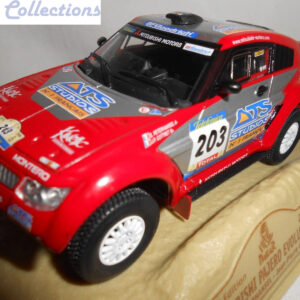 MITSUBISHI PAJERO EVOLUTION N°203 DU RALLYE PARIS-DAKAR 2004 1/43ème
