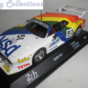 BMW M1 N°51 DES 24 HEURES DU MANS 1981  1/43ème